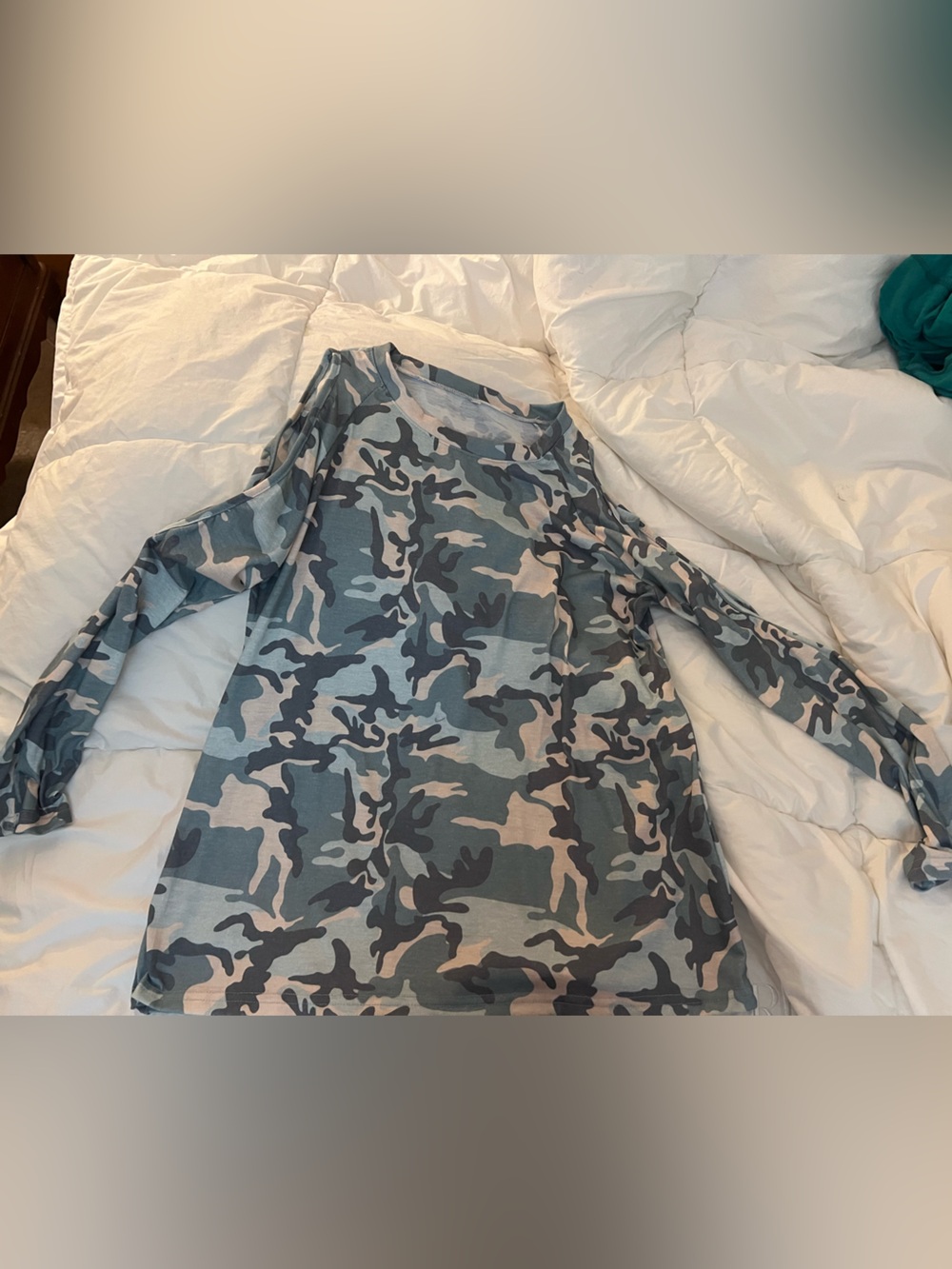 Womens Camouflage long sleeve shirt